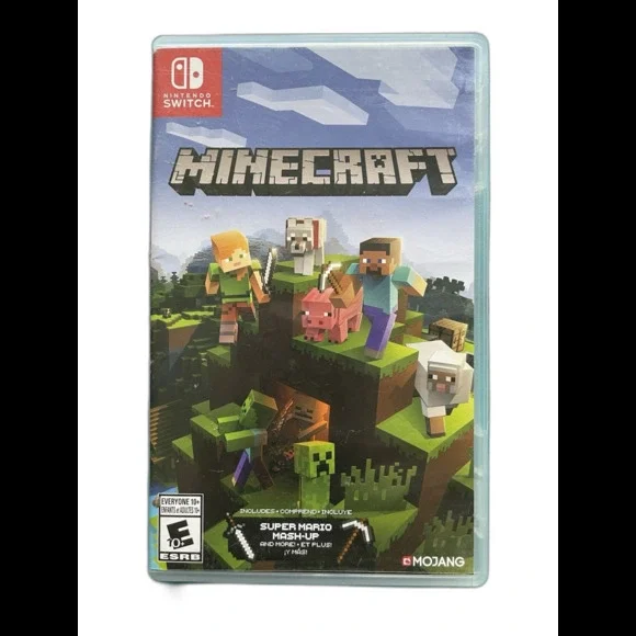 Minecraft Nintendo Switch Game Super Mario Mash-Up Edition No Manual Tested - Picture 1 of 3